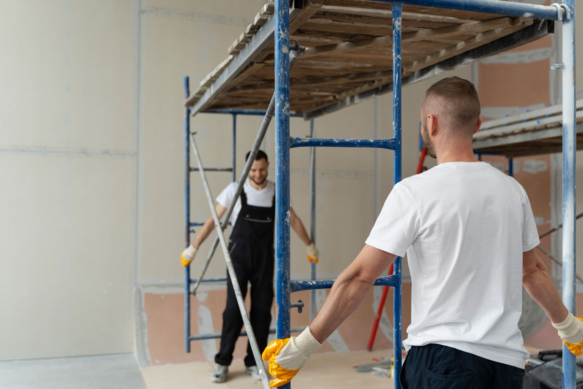 Local comercial en proceso de construcción en República Dominicana