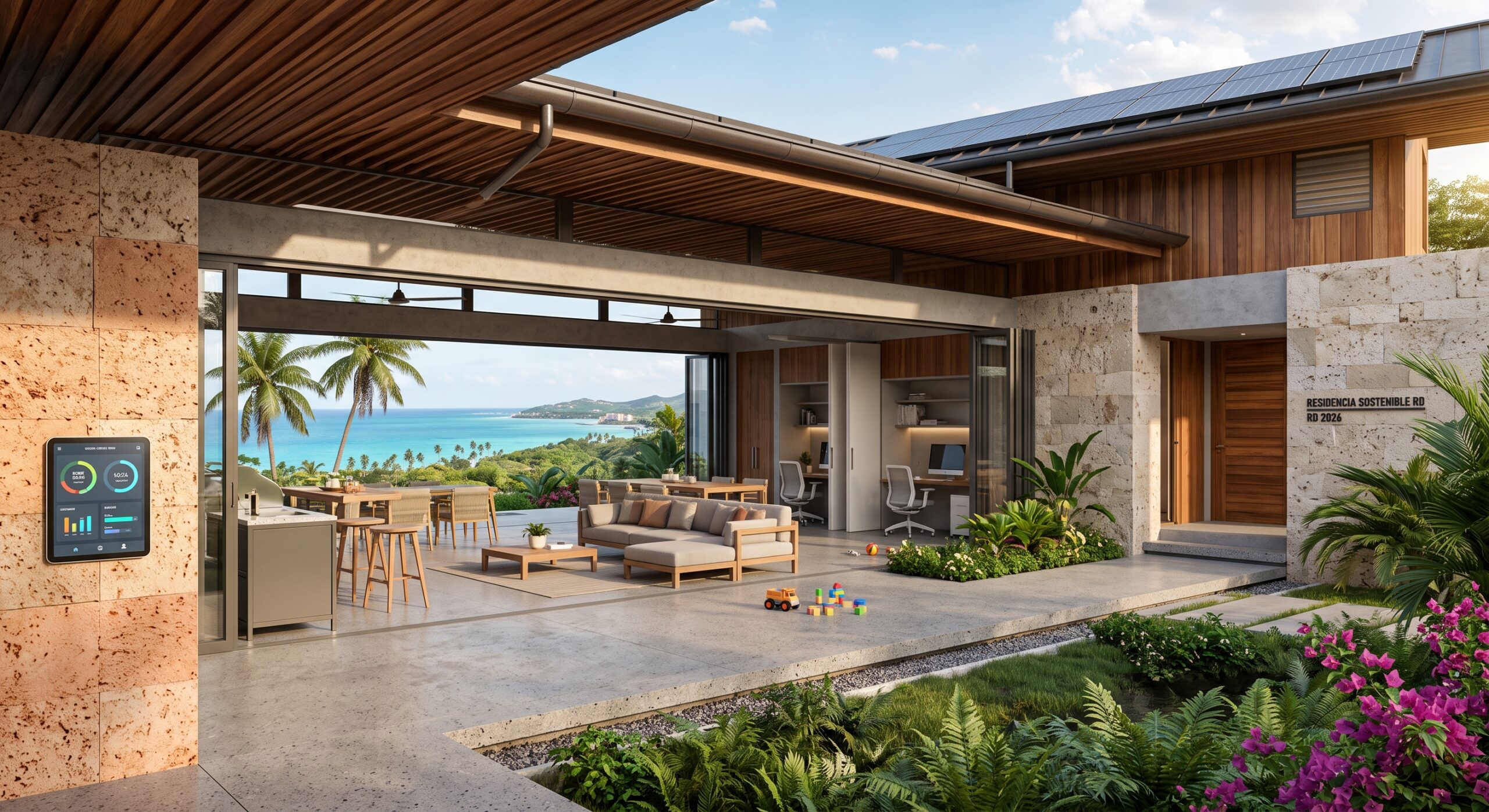 Vivienda moderna representando las tendencias de construcción residencial 2026 en República Dominicana